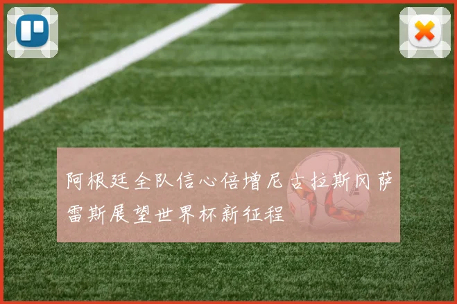 阿根廷全队信心倍增尼古拉斯冈萨雷斯展望世界杯新征程
